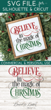 Believe in the Magic of Christmas SVG File - Commercial Use SVG Files for Cricut & Silhouette