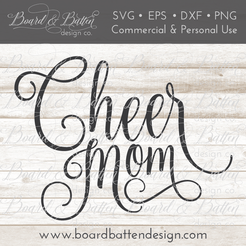 Cheer Mom SVG File