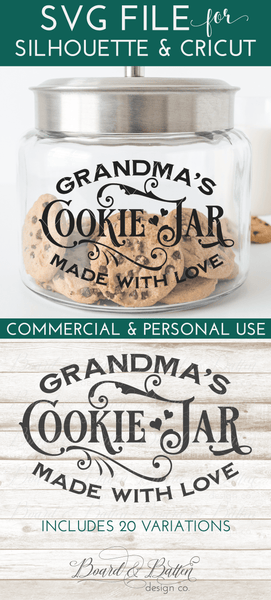 Funny Cookie Jars - Kitchen SVG and Cut Files for Crafters