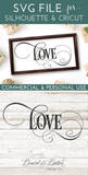 Single Word Love SVG File - WS5 - Commercial Use SVG Files for Cricut & Silhouette