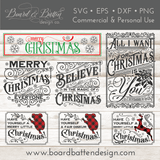 Vintage Christmas SVG Bundle with LIFETIME updates - Commercial Use SVG Files for Cricut & Silhouette