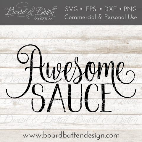Awesome Sauce SVG File