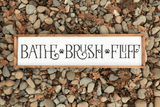 Bathe Brush Fluff Farmhouse SVG File - Commercial Use SVG Files for Cricut & Silhouette