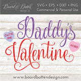 Mommy's Valentine Set of 7 - Commercial Use SVG Files for Cricut & Silhouette