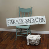 Farm Fresh Bacon SVG File Farmhouse Style - Commercial Use SVG Files for Cricut & Silhouette