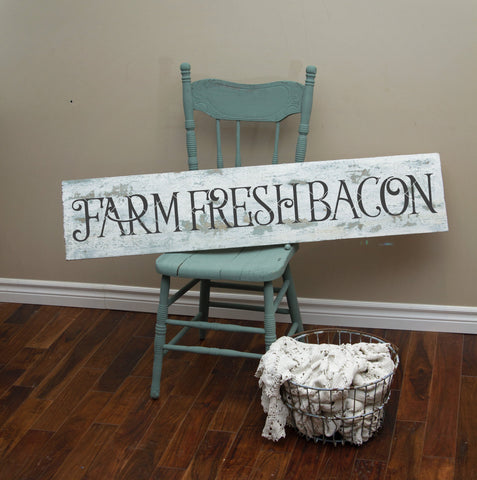 Farm Fresh Bacon SVG File Farmhouse Style