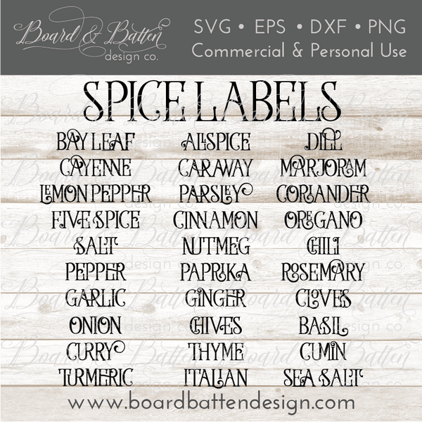 Spice label SVG boho style (2251481)