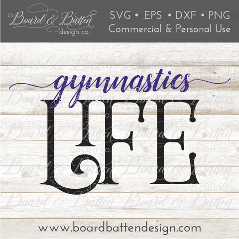Gymnastics Life SVG File