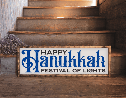 Happy Hanukkah Festival Of Lights SVG File