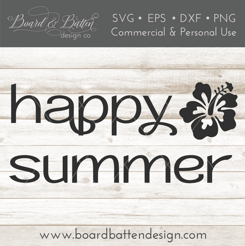 Happy Summer SVG File Style 4