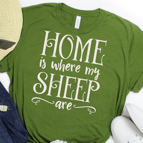 Home Is Where My Sheep Are SVG File