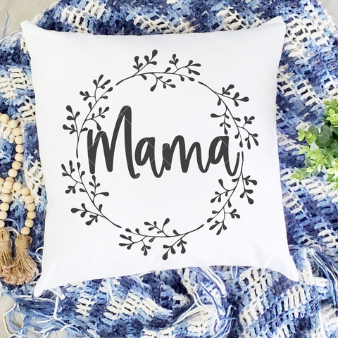 "Mama" Round Vines SVG File for Mother's Day | Cricut/Silhouette