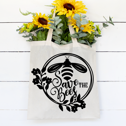 Save The Bees SVG File for Beekeepers for Cricut/Silhouette