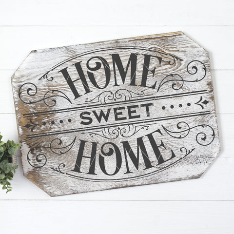 Victorian Style Home Sweet Home Cuttable SVG File