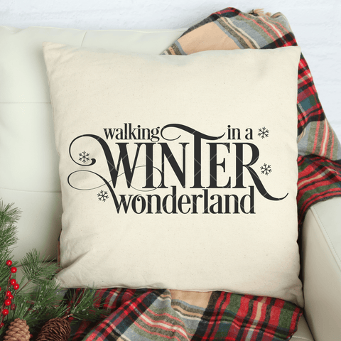 Walking In A Winter Wonderland SVG File