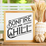 Bonfire and Chill SVG for Fall & Autumn Cricut Projects