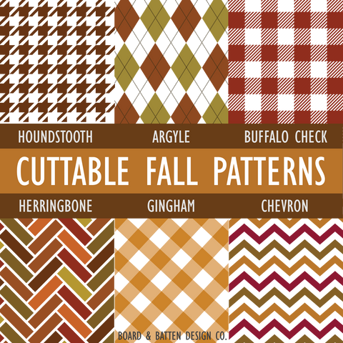 Cuttable Fall Patterns