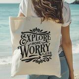 Explore More Worry Less SVG for Cricut - Summer SVG Files