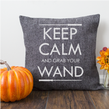 Halloween Witch SVG - Keep Calm and Grab Your Wand Cricut Designs