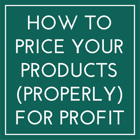 [VIDEO CLASS] Pricing Your Products (Properly) for Profit