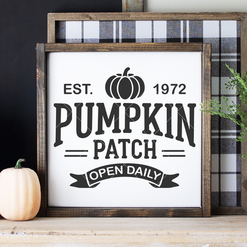 Pumpkin Patch SVG File for Fall & Autumn  Cricut/Silhouette/Glowforge #4