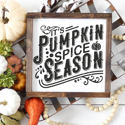 Pumpkin Spice Season SVG File for Fall/Autumn | Cricut Silhouette #2