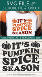 Retro Pumpkin Spice Season for Fall/Autumn Cricut Projects / Silhouette