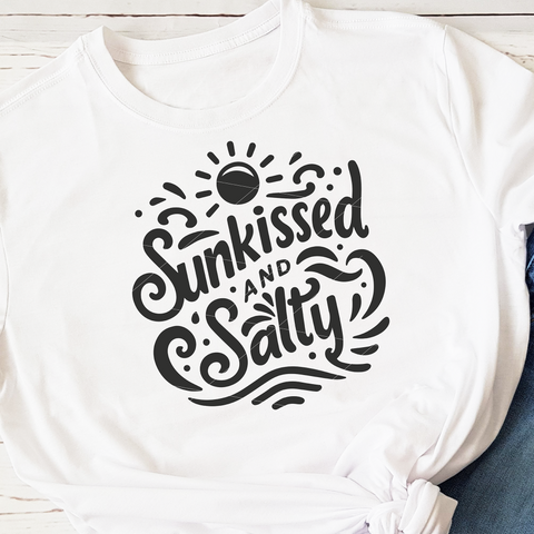 Sunkissed and Salty SVG Files for Cricut - Summer Cut Files