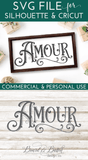 Vintage Elaborate Amour SVG File - Commercial Use SVG Files for Cricut & Silhouette