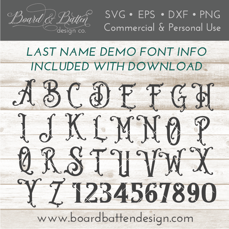 Antlers A-Z Monogram Last Name Est Date Sign Frame SVG – Board & Batten ...