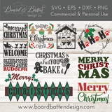 Holly Jolly Christmas SVG Bundle with LIFETIME updates - Commercial Use SVG Files for Cricut & Silhouette