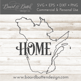 Quebec QC  "Home" Outline SVG File - Canadian Province - Commercial Use SVG Files for Cricut & Silhouette