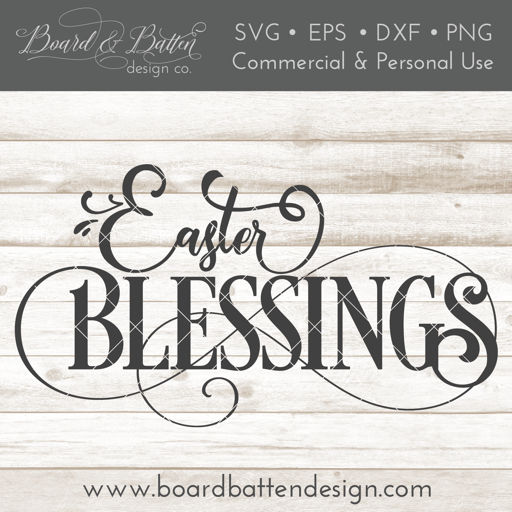 Easter Blessings SVG File - Commercial Use SVG Files for Cricut & Silhouette