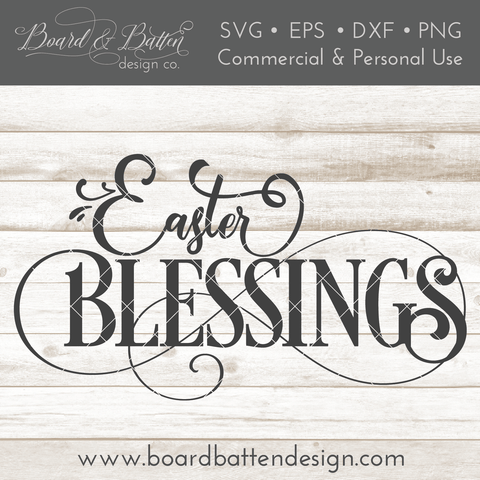 Easter Blessings SVG File