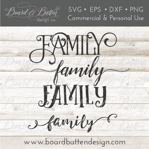 Family SVG File Multi Style Bundle