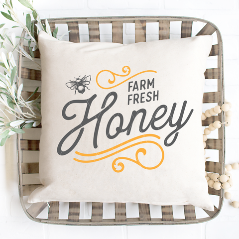 Vintage Farm Fresh Honey Sign SVG File for Cricut/Silhouette