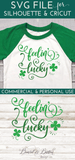 Feelin' Lucky SVG File - Commercial Use SVG Files for Cricut & Silhouette