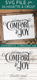 Good Tidings of Comfort and Joy Christmas SVG File - Commercial Use SVG Files for Cricut & Silhouette