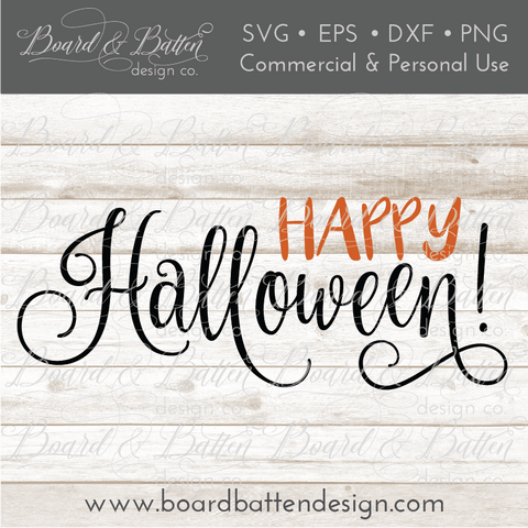 Happy Halloween SVG File