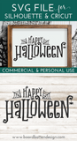 Happy Halloween SVG File No 4 - Commercial Use SVG Files for Cricut & Silhouette