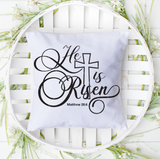 Matthew 28:6 "He Is Risen" SVG File for Easter | Cricut/Silhouette - Commercial Use SVG Files for Cricut & Silhouette