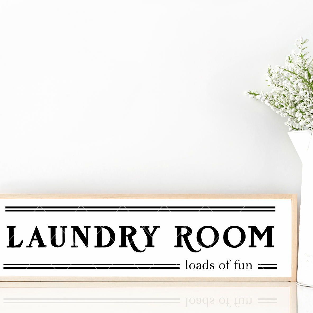 Laundry Room SVG File for Cricut/Silhouette (Style 2) - Commercial Use SVG Files for Cricut & Silhouette