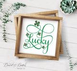 Lucky SVG File - Commercial Use SVG Files for Cricut & Silhouette