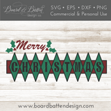 Merry Christmas SVG in Midcentury Modern Style for Cricut/Silhouette - Commercial Use SVG Files for Cricut & Silhouette