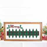 Merry Christmas SVG in Midcentury Modern Style for Cricut/Silhouette - Commercial Use SVG Files for Cricut & Silhouette