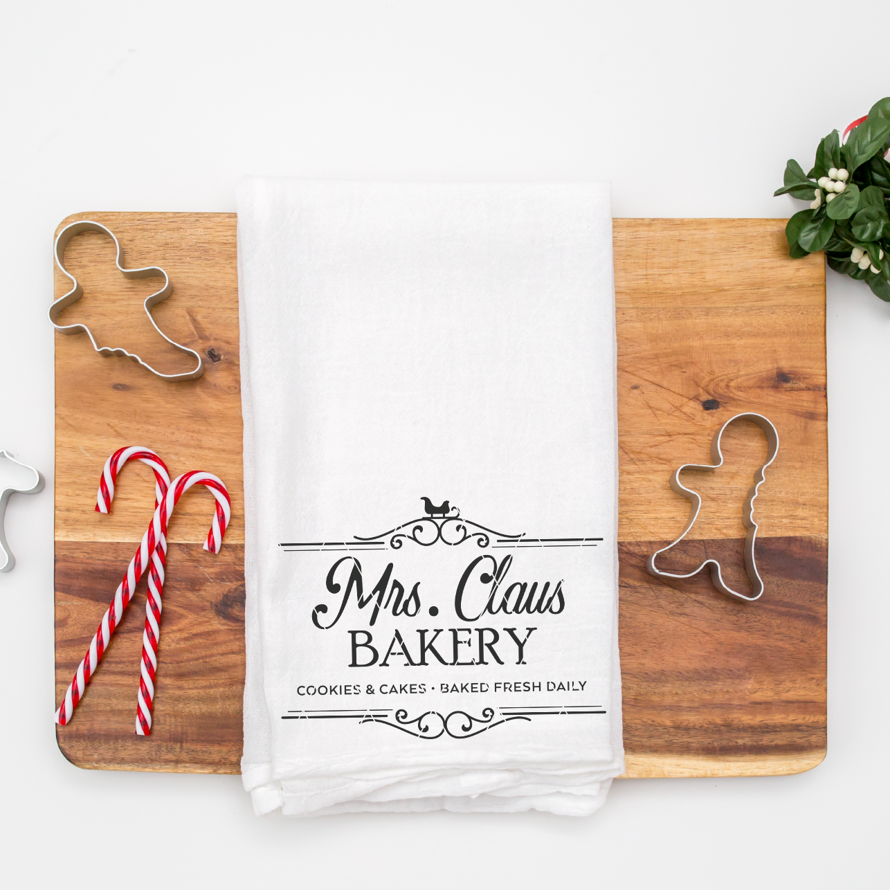 Mrs Claus Bakery Vintage Sign SVG File | Christmas SVG Files | Cricut Designs - Commercial Use SVG Files for Cricut & Silhouette