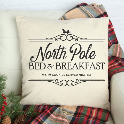 Holiday SVG Files | North Pole Bed & Breakfast Christmas SVG File 2 | Cricut Cut Files