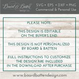 Welcome To The Beach House Customizable SVG File - Commercial Use SVG Files for Cricut & Silhouette