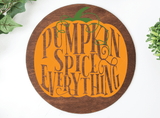 Pumpkin Spice Everything SVG File for Fall/Autumn - Commercial Use SVG Files for Cricut & Silhouette