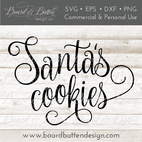 Santa’s Cookies SVG File